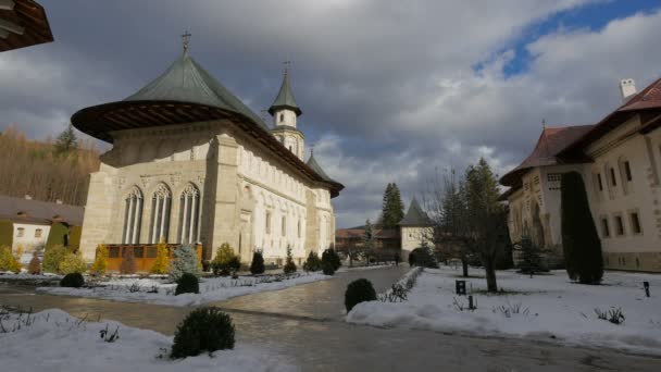 Kościół Klasztoru Putna — Wideo stockowe