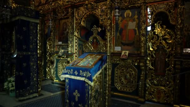 普特那修道院的祭坛 — 图库视频影像