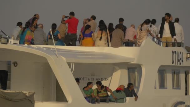 Turistas Barco — Vídeos de Stock