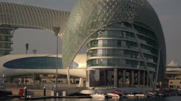 Yas Marina Costruzione Barche — Video Stock