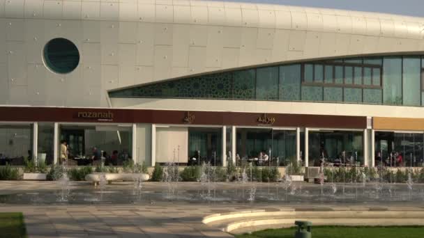Fontana Vicino Marina Mall Abu Dhabi — Video Stock