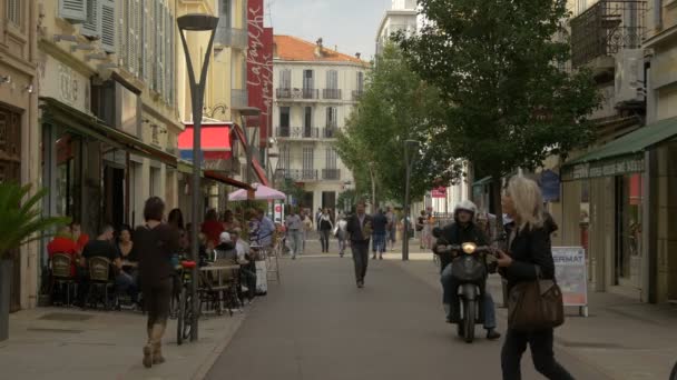 Calle Hoche Cerca Las Galerías Lafayette — Vídeos de Stock