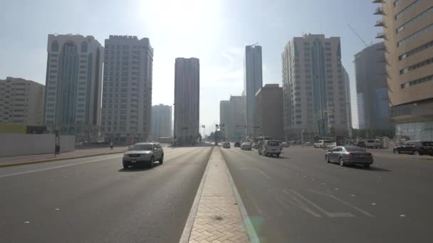 Солнечный День Абу Даби — стоковое видео