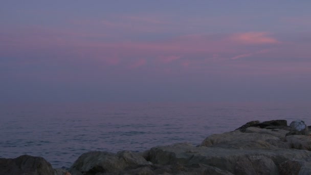 Mar Visto Cais Rocha — Vídeo de Stock