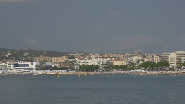 Pan Izquierda Cannes — Vídeo de stock