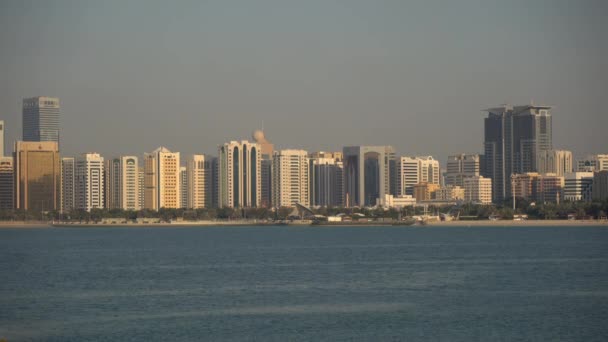 Panoramic View Abu Dhabi Buildings — Video