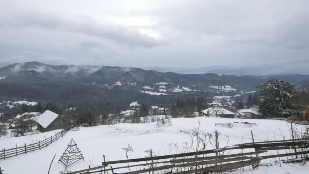 Paisaje Las Montañas Colibita — Vídeos de Stock