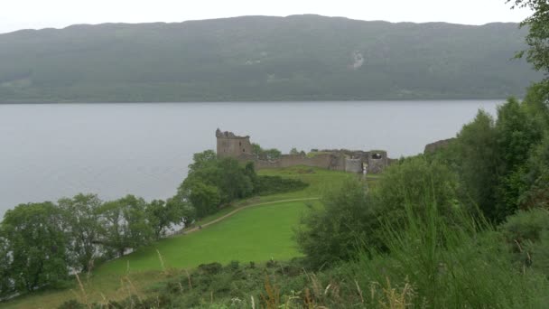 Ruines Château Près Lac — Video