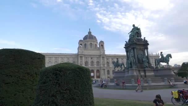 Maria Theresa Emlékmű Művészeti Múzeum — Stock videók