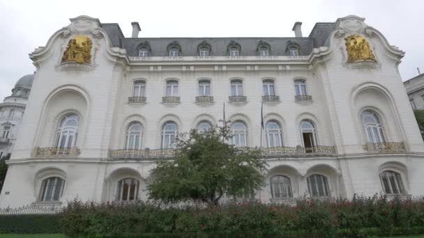 Embajada Francia Viena Austria — Vídeos de Stock