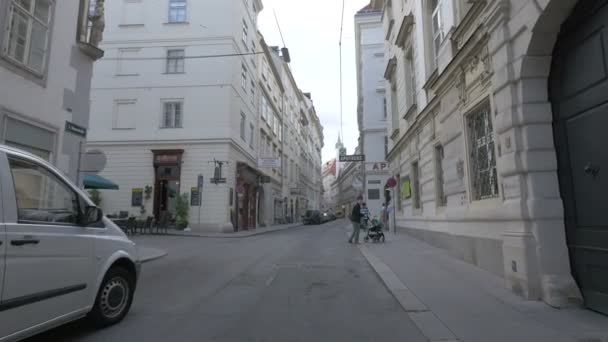 Singerstrae Street Vienna Austria — Stock Video