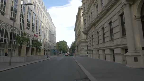 Calle Weihburggasse Viena Austria — Vídeos de Stock