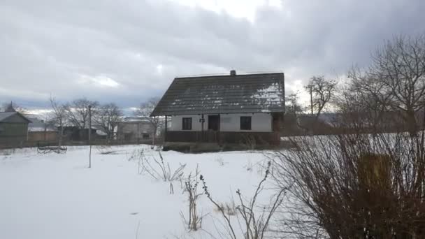 Romanya Nın Siprian Porumbescu Kentinin Anma Evi — Stok video