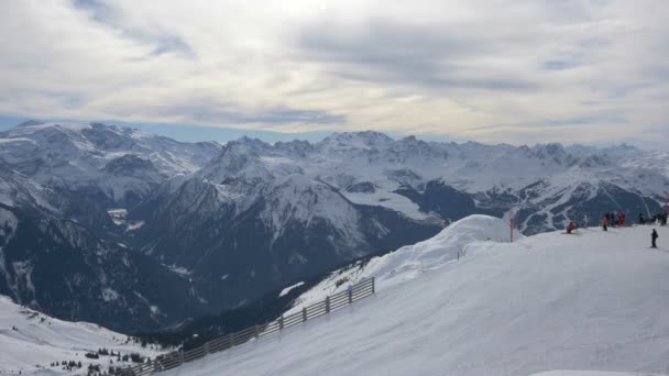 Vista Panoramica Delle Alpi — Video Stock