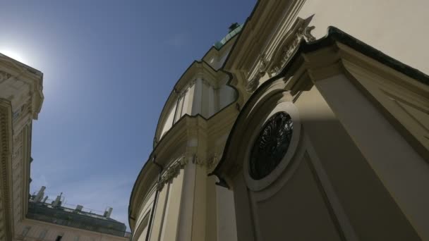 Baixo Ângulo Igreja São Pedro — Vídeo de Stock