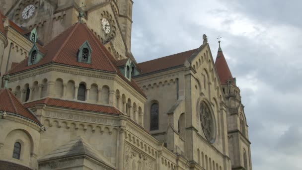 Kaiser Jübile Kilisesi Viyana — Stok video