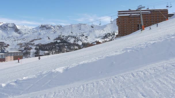 Comprensorio Sciistico Plagne — Video Stock