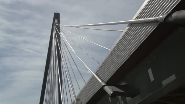 Низкий Угол Моста — стоковое видео