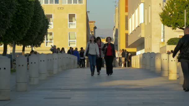 Personnes Sur Place Zeleni Zadar — Video