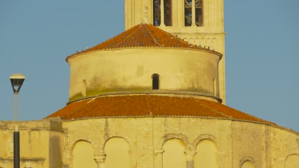 Kerk Van Donatus Zadar — Stockvideo