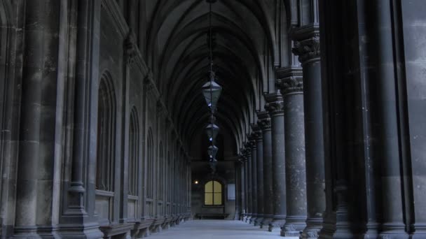 Gothic Archway Vienna Video — Stock Video