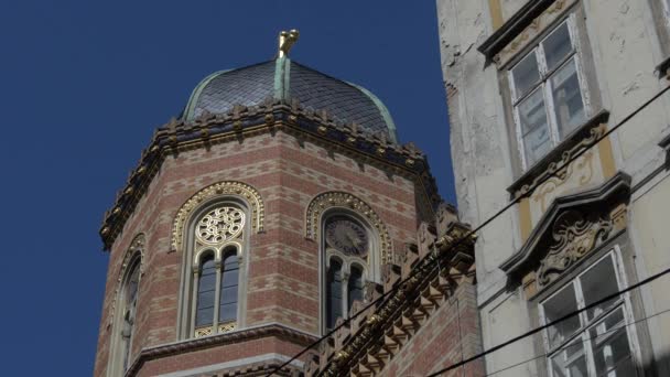 Torre Della Chiesa Greco Ortodossa — Video Stock