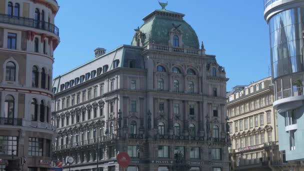 Sprawiedliwy Pałac Placu Stephansplatz — Wideo stockowe
