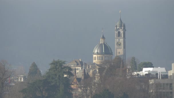 Iglesia Reformada Suiza Zurich Suiza — Vídeos de Stock