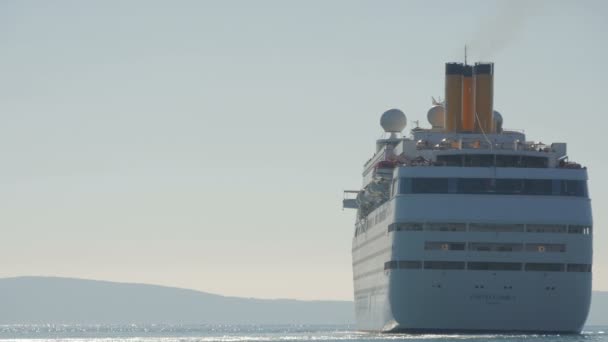 Круїзний Корабель Морі — стокове відео