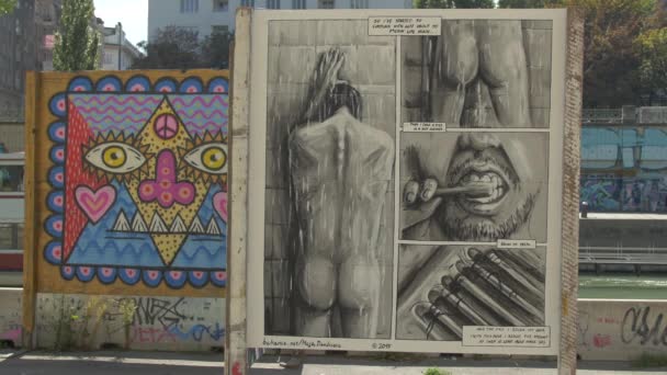 多诺卡纳尔的两幅画 — 图库视频影像