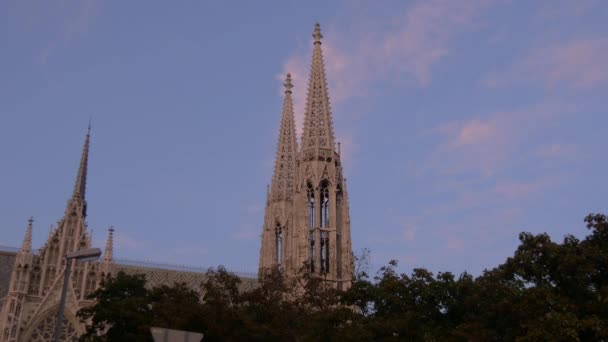 Torre Igreja Votiva — Vídeo de Stock