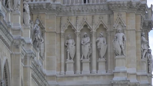 大会堂的雕塑作品 — 图库视频影像