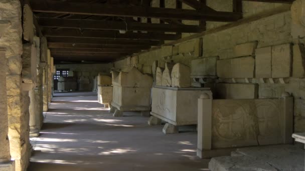 Museo Arqueológico Concepto Viaje — Vídeo de stock