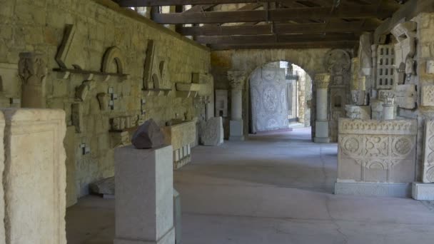 Raum Archäologischen Museum — Stockvideo