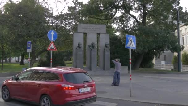 Створення Меморіалу Республіки — стокове відео