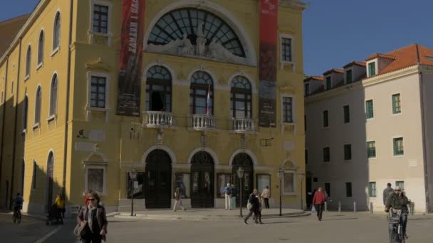 Kroatiska Nationalteatern — Stockvideo