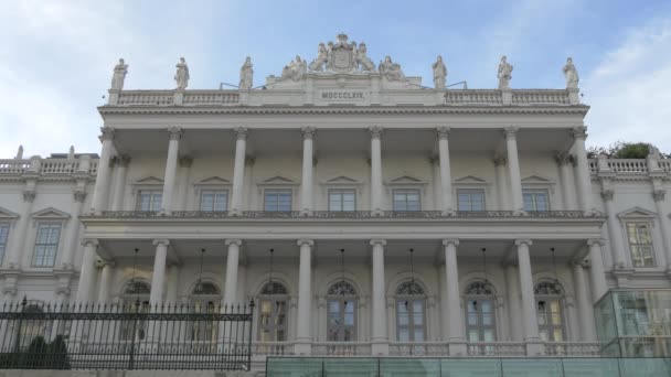 Palais Coburg Konutu Viyana Avusturya — Stok video