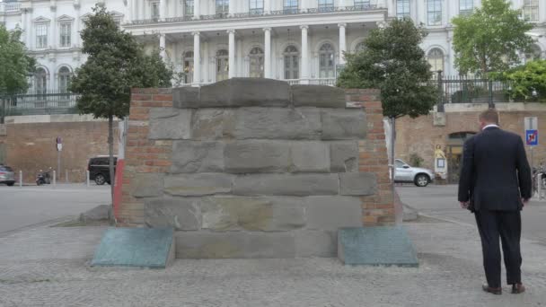 Stenen Monument Wenen — Stockvideo