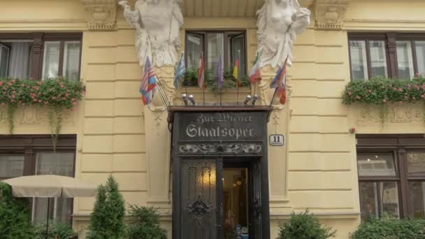 Готель Zur Wiener Staatsoper — стокове відео