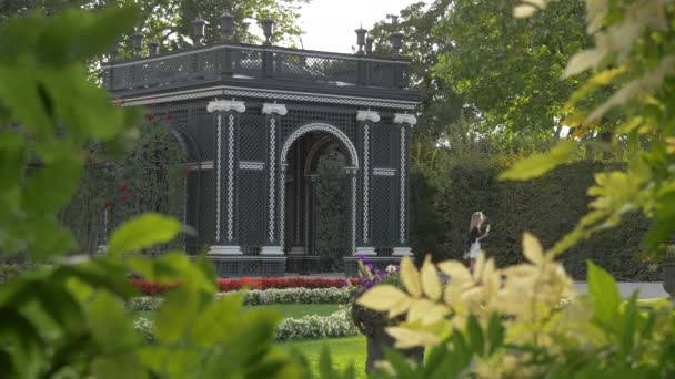 Kammergarten Pavilion Στο Privy Gardens — Αρχείο Βίντεο