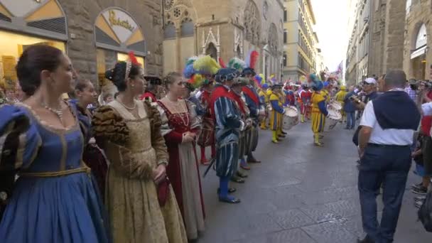 Artistas Rua Trajes — Vídeo de Stock