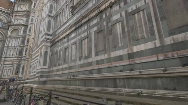 佛罗伦萨大教堂的墙壁 — 图库视频影像