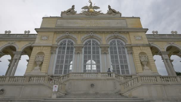 Fachada Gloriette Viena — Vídeos de Stock