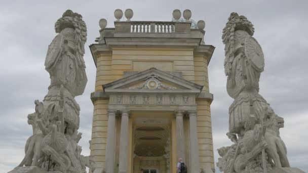 Πλευρική Άποψη Του Gloriette — Αρχείο Βίντεο