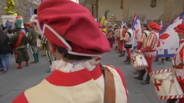 Artistas Rua Trajes — Vídeo de Stock