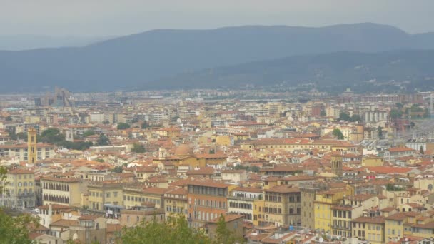 Панорамный Вид Флоренции — стоковое видео
