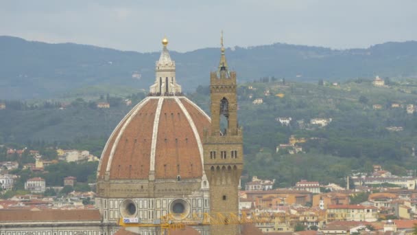 Una Cúpula Iglesia Campanario — Vídeos de Stock