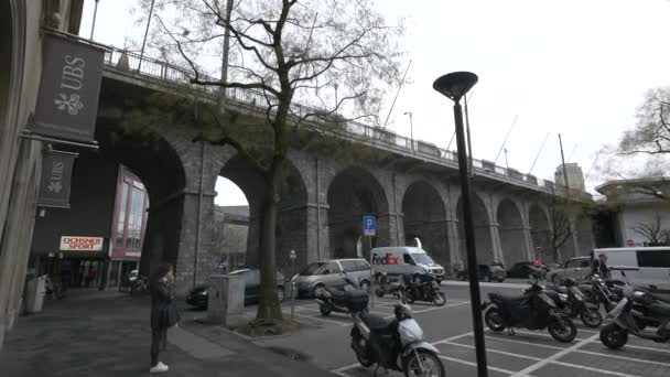 Rue Grand Pond Och Rue Centrale — Stockvideo