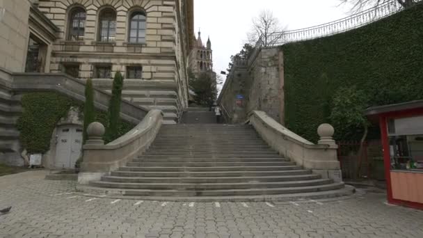 Stairs Rumine Palace — Stock Video