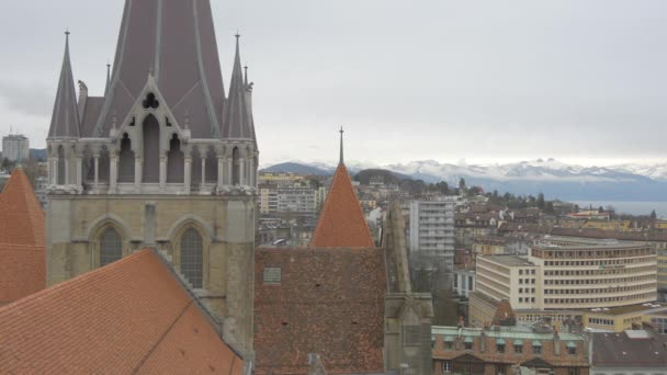 Ville Vue Cathédrale Lausanne — Video